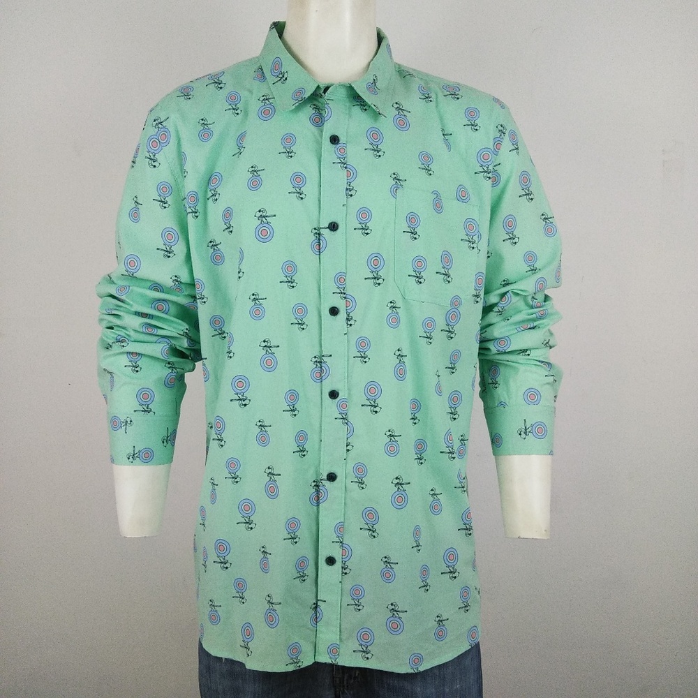 Peanuts NWT red baron men's long sleeve shirt